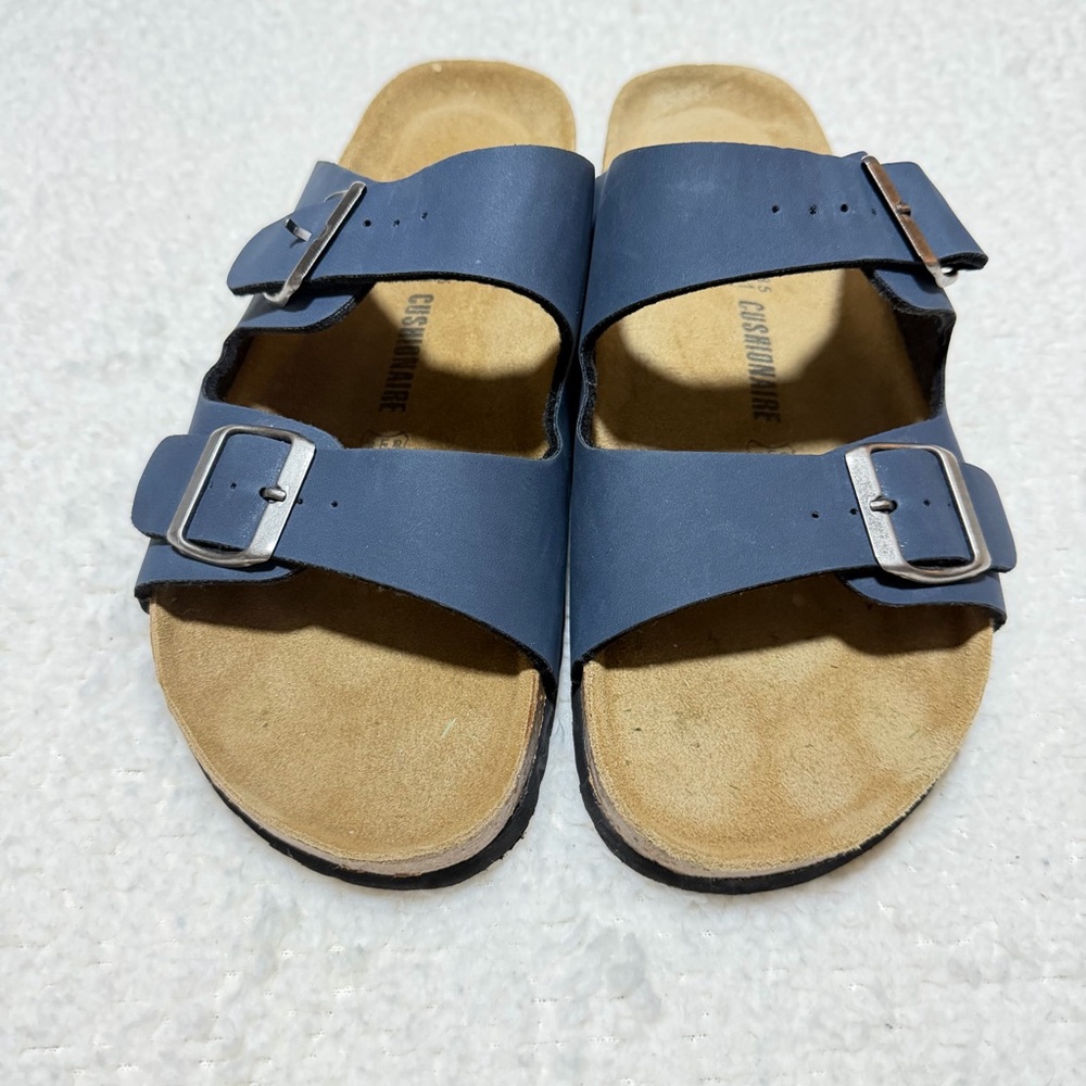 Casual Male Blue Sandals Cushionaire Sz 11M